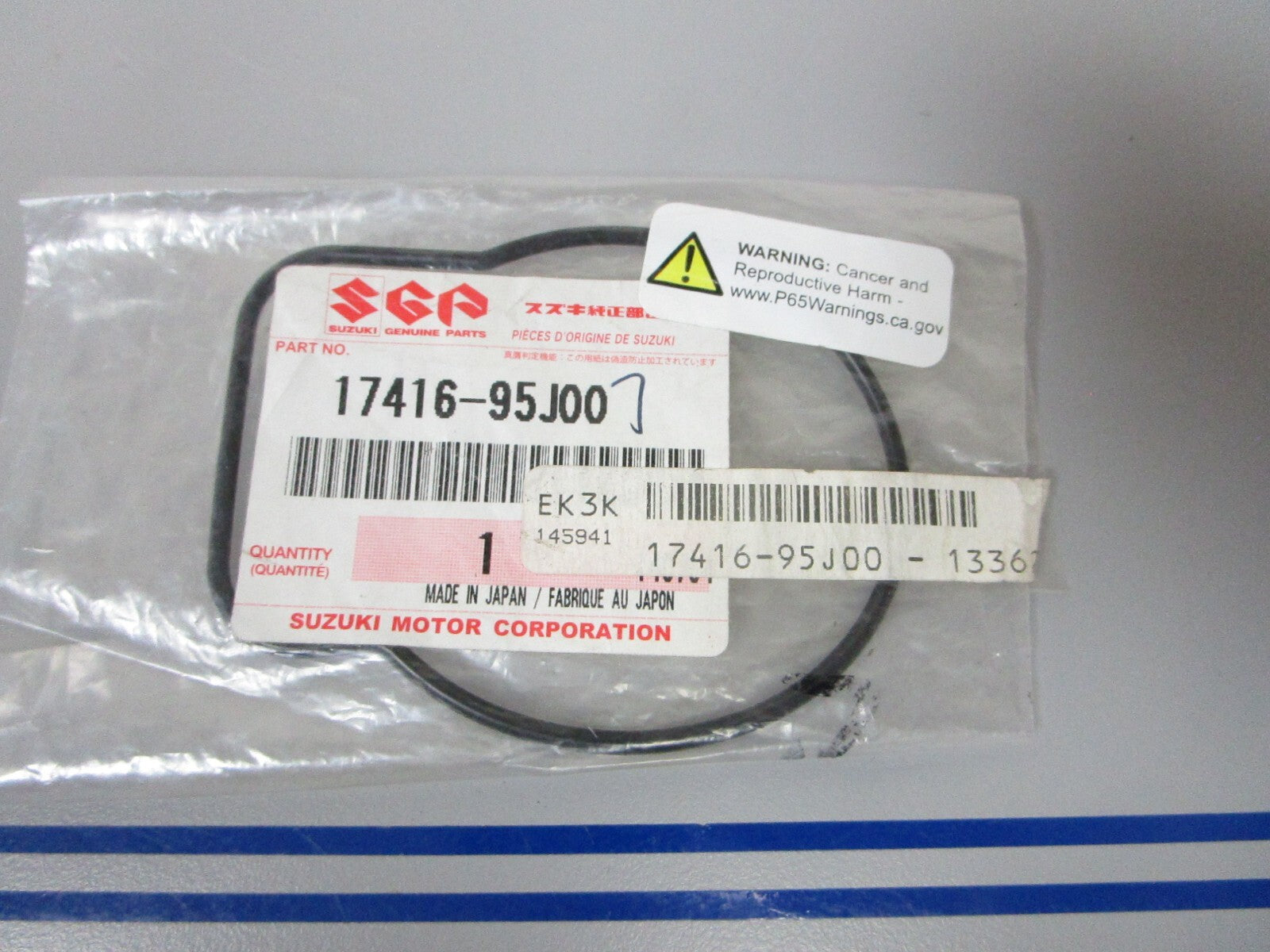 *NEW OEM* 0810 Suzuki Water Pump Sealing 17416-95J00