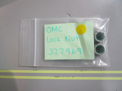 *NEW OEM* (LOT OF 2) 0810 OMC Johnson Evinrude Lock Nut 327969 0327969
