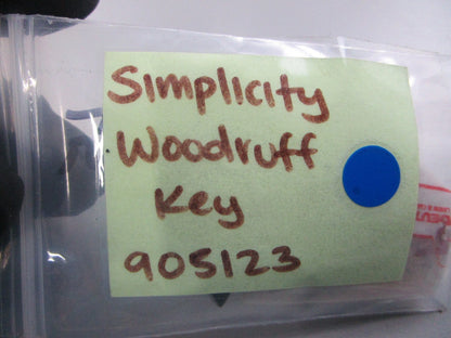 *NEW OEM* (LOT OF 5) 0810 Simplicity Woodruff Key 905123