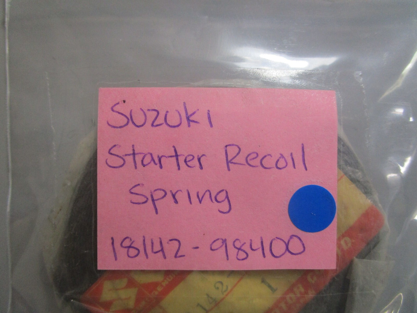 *NEW OEM* 0770 Suzuki Starter Recoil Spring 18142-98400