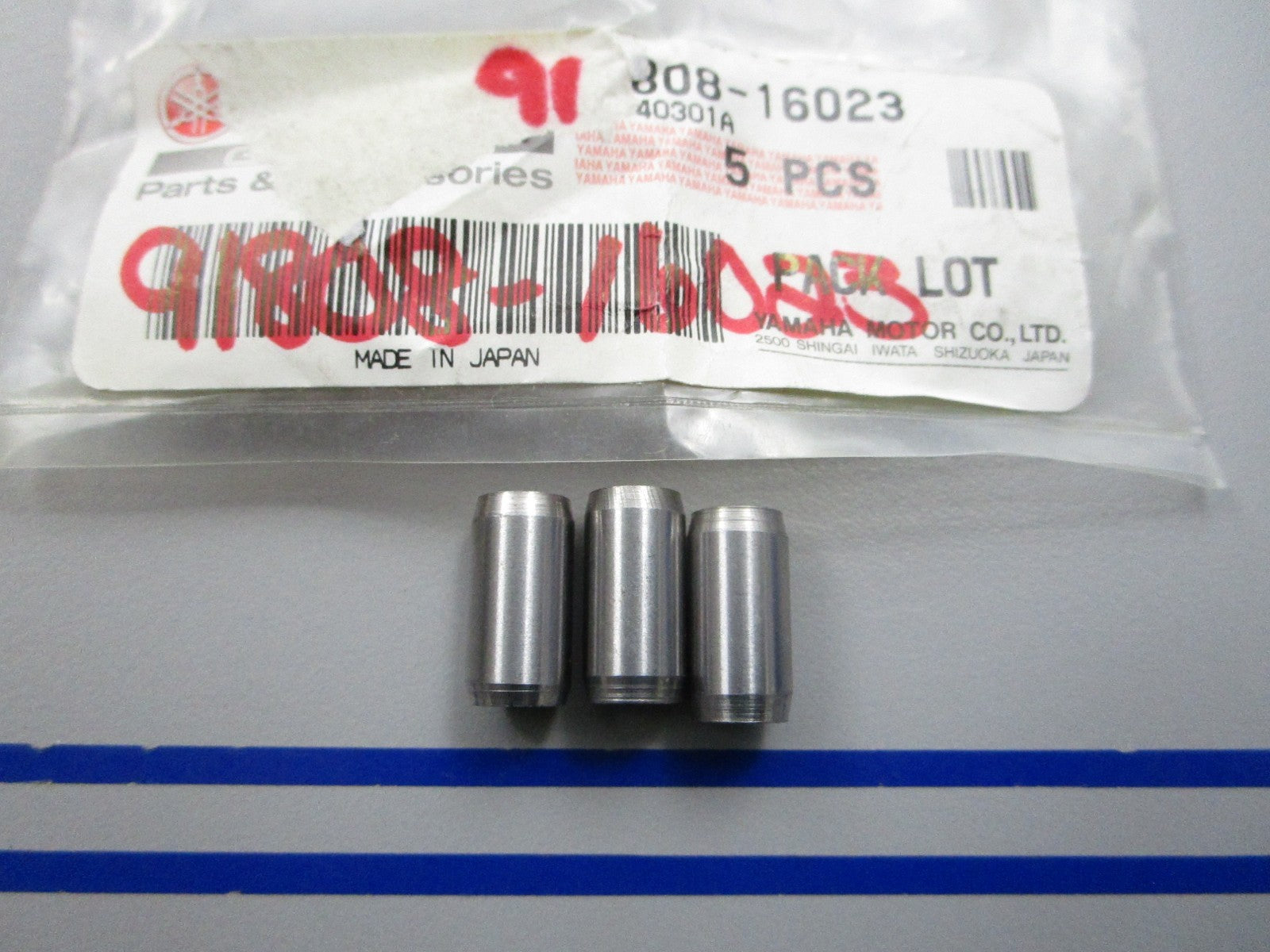 NEW OEM (LOT OF 3) 91808-16023 Yamaha Dowel Pin 0810