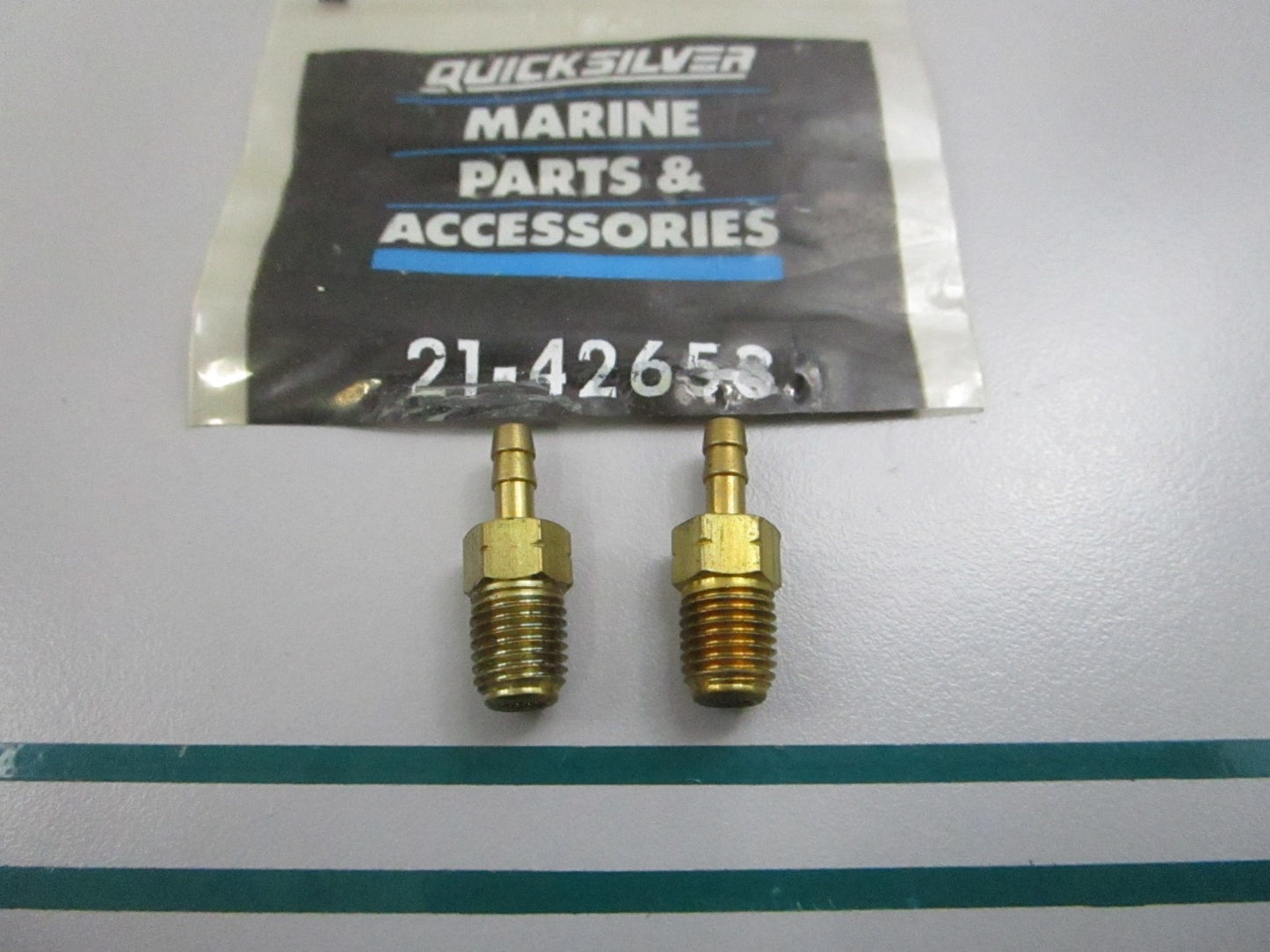 NEW OEM (LOT OF 2) 21-42658 Mercury Quicksilver Check Valve 0810