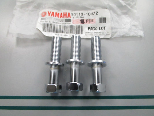 NEW OEM (LOT OF 3) 90119-10M72-00 Yamaha Bolt 0810