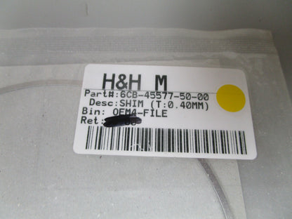 *NEW OEM* 0810 Yamaha (T:0.40MM) Shim 6CB-45577-50-00
