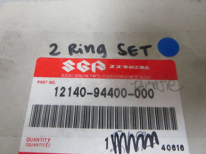 *NEW OEM* 0810 Suzuki 2 Ring Set 12140-94400-000