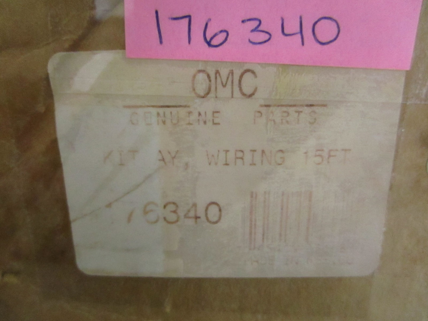 *NEW OEM* 0820 OMC Johnson Evinrude 15' Cable Assy 176340 0176340
