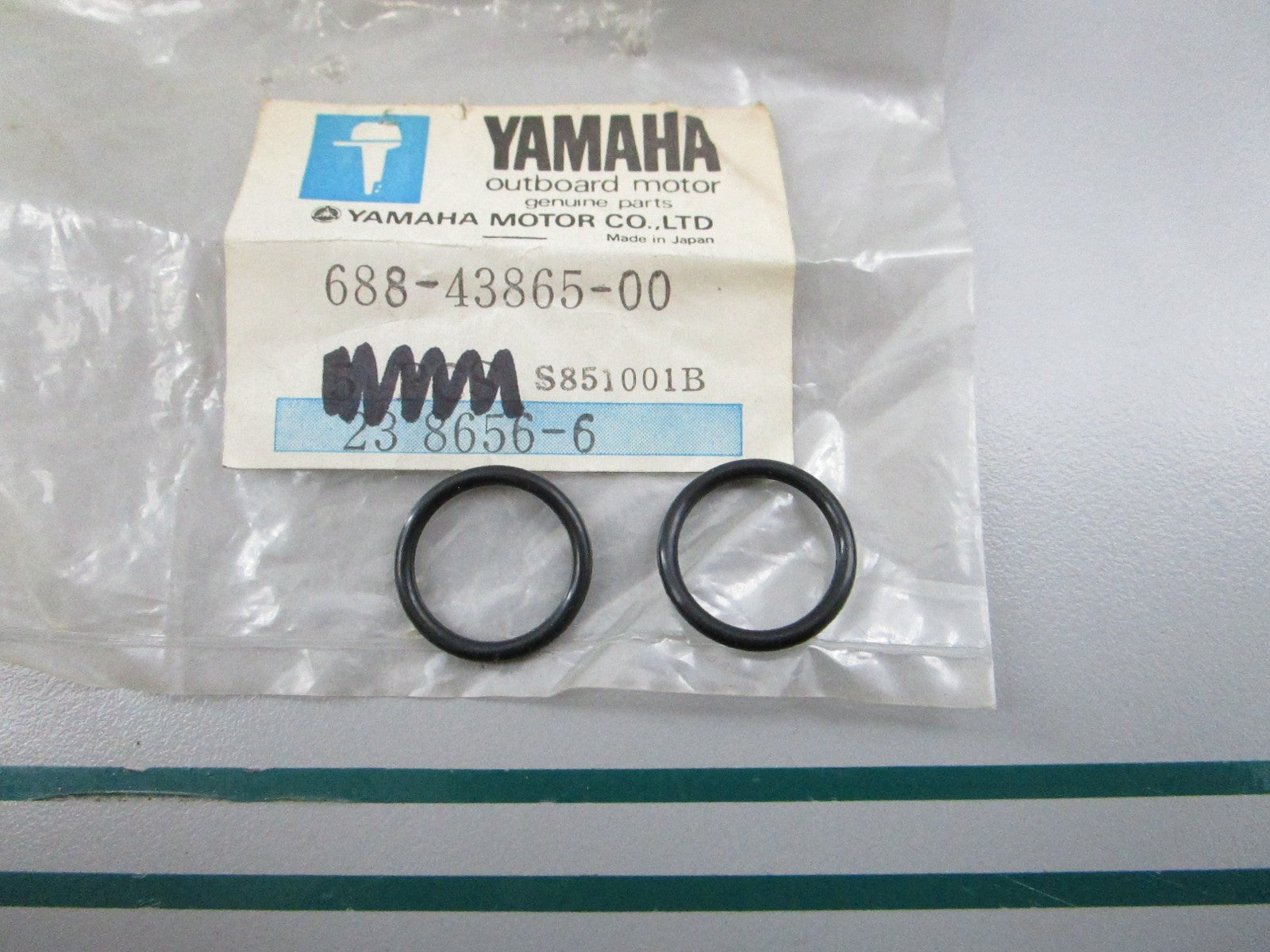 NEW OEM (LOT OF 2) 688-43865-00-00 Yamaha O-Ring 0810