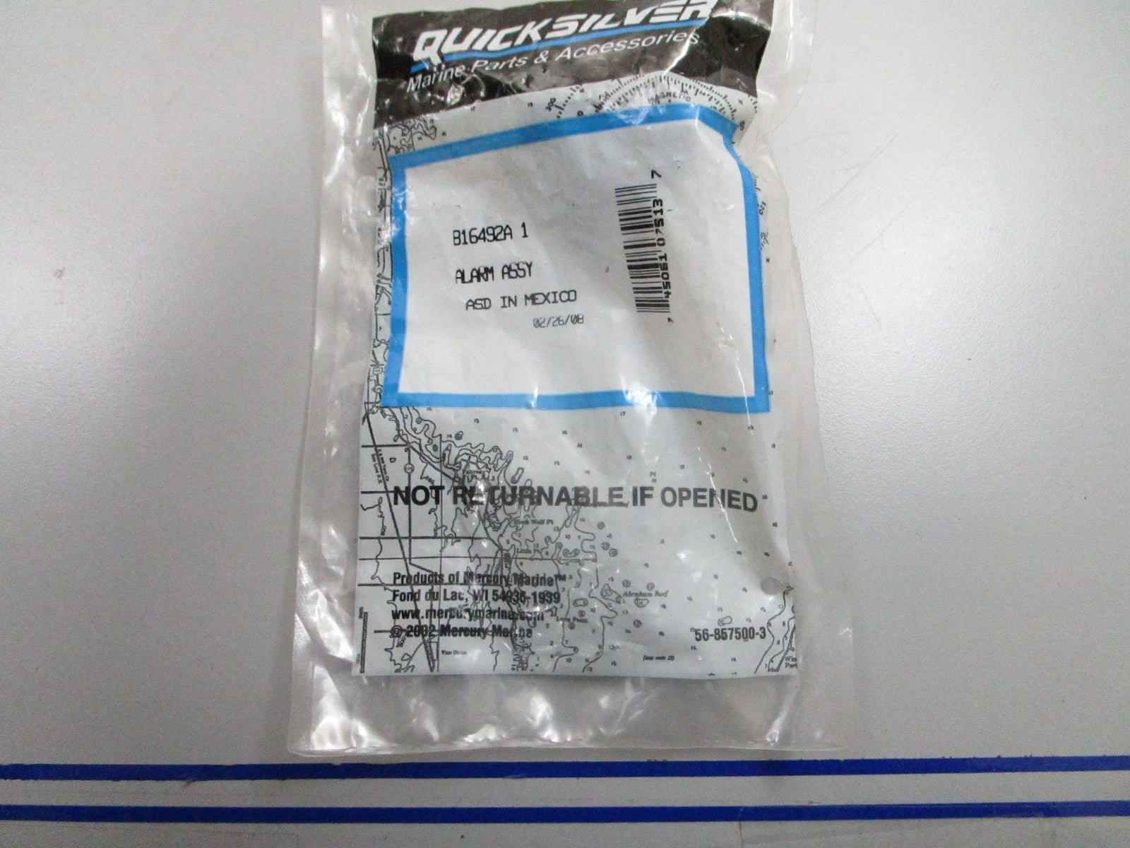 *NEW OEM* 0810 Mercury Quicksilver Alarm Assembly 816492A1