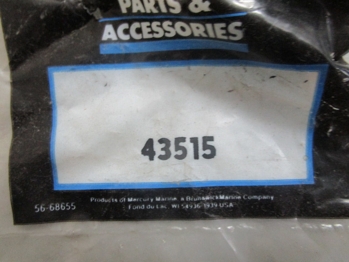 *NEW OEM* 0820 Mercury Quicksilver Cowl Latch Hinge 43515