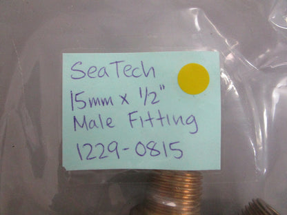 *NEW* 0750 Sea Tech 15mm x 1/2" MALE FITTING 1229-0815