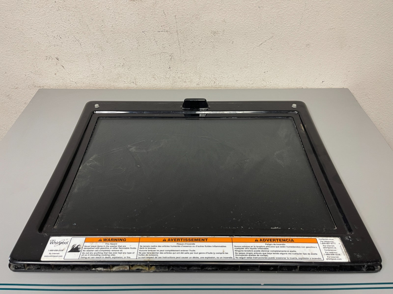 NEW OEM W10535776 Whirlpool Outer Door Glass 0820