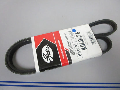 NEW K040476 Gates Micro-V 9/16" x 48 ⅛" Serpentine Belt 0720