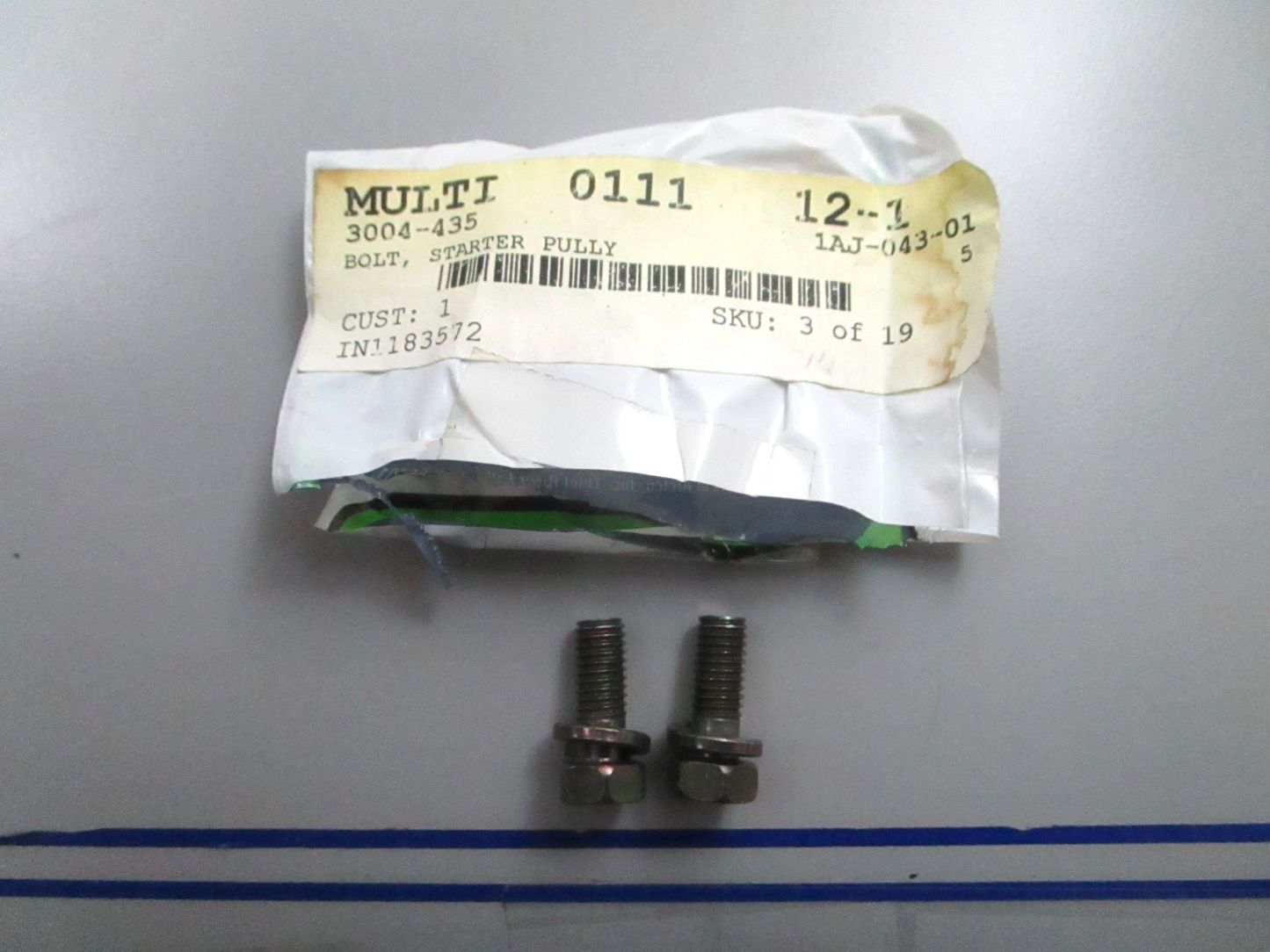 *NEW OEM* (LOT OF 2) 0810 Arctic Cat Bolt 3004-435