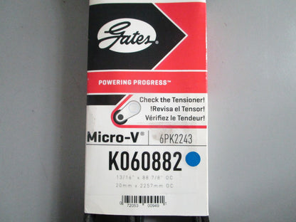 NEW K060882 Gates Micro-V Serpentine Belt 0820