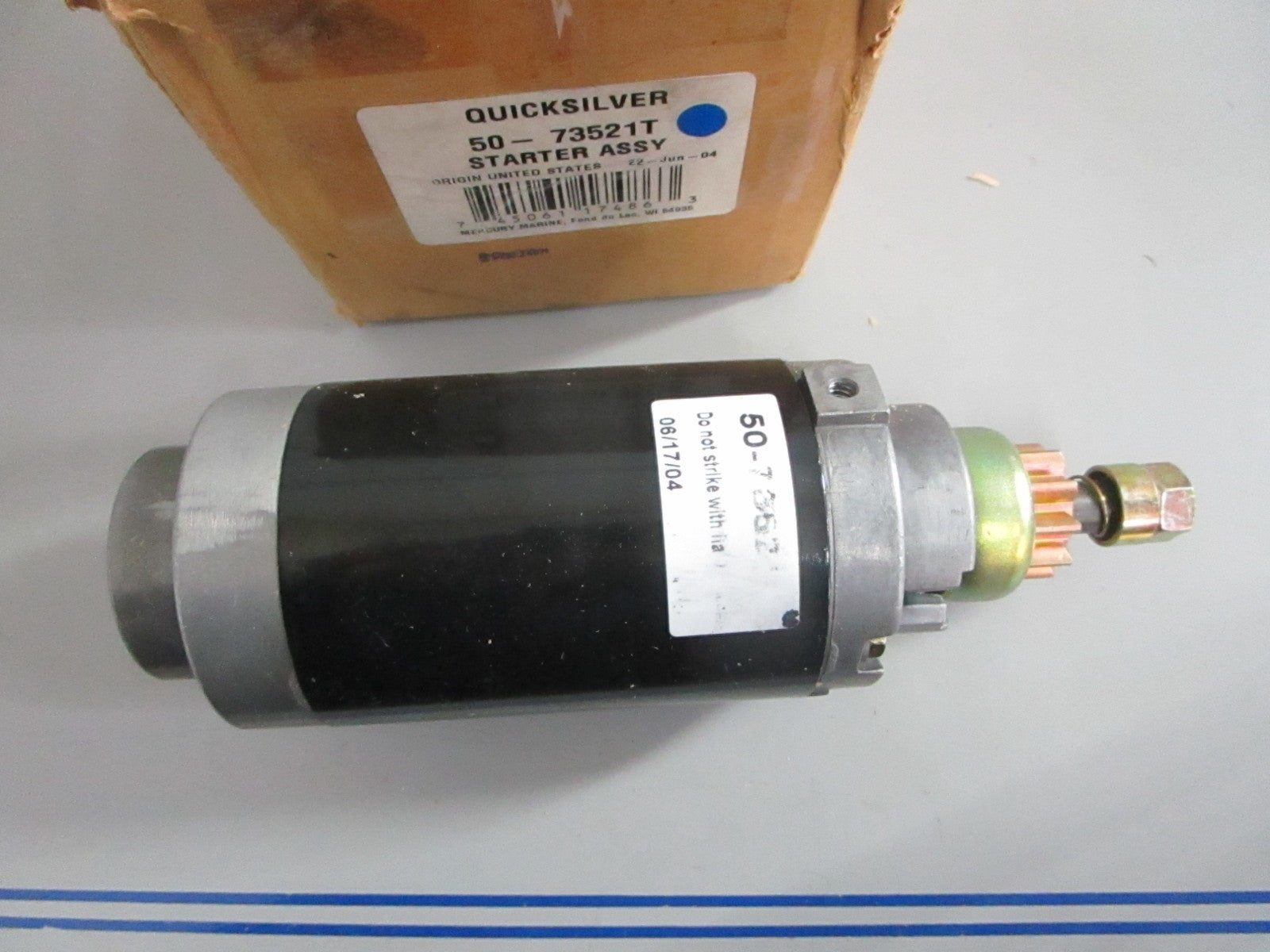 NEW OEM 50-73521T Mercury Quicksilver Starter Assy 0820
