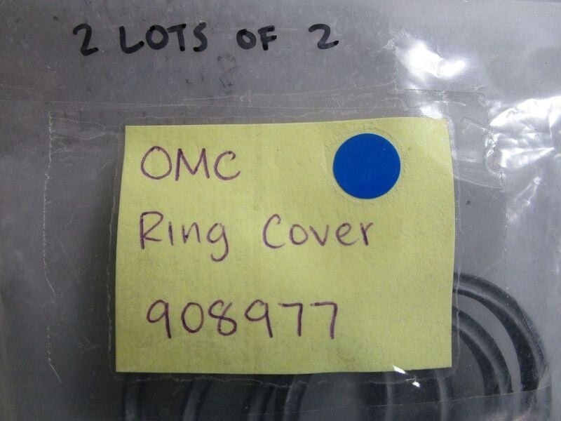 *NEW OEM* (LOT OF 2) 0770 OMC Johnson Evinrude Ring Cover 908977 0908977