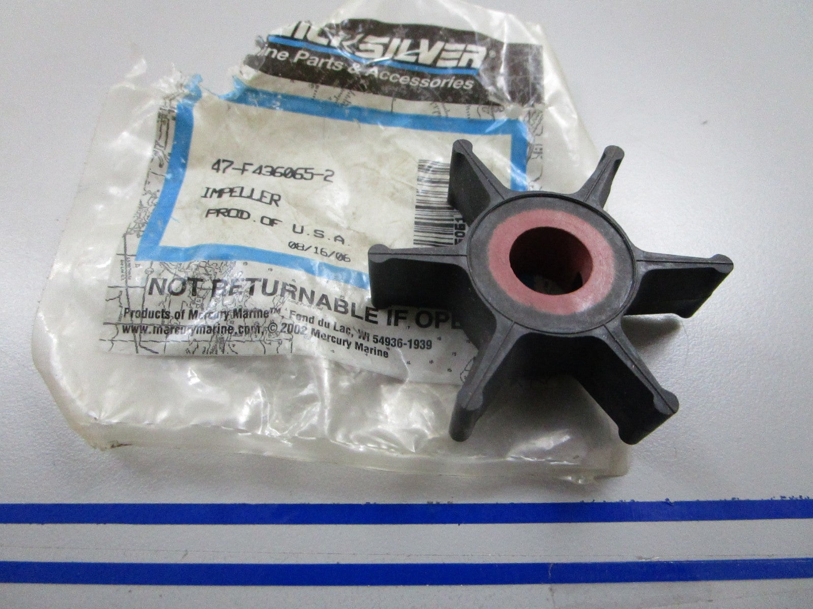*NEW OEM* 0810 Mercury Quicksilver Impeller 47-F436065-2