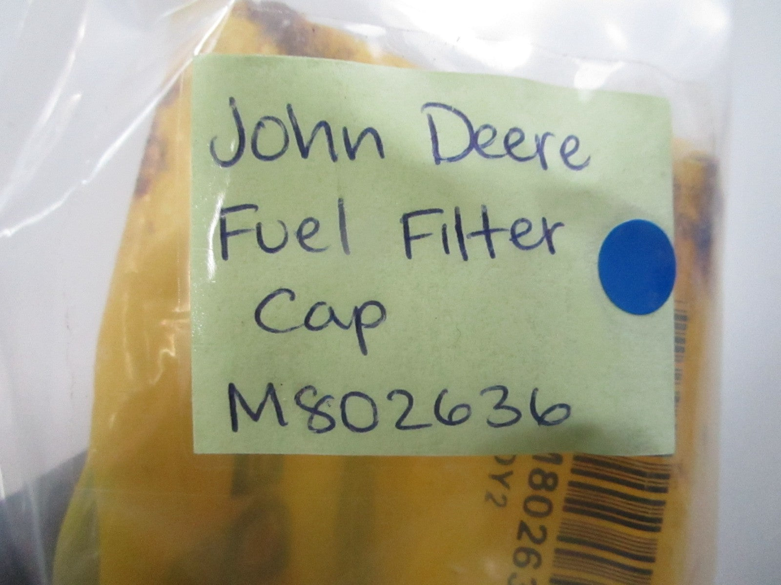 *NEW OEM* 0810 John Deere Fuel Filter Cap M802636