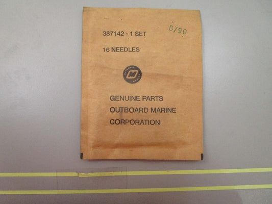 *NEW OEM* 0810 OMC Johnson Evinrude Needle Set (16) 387142 0387142