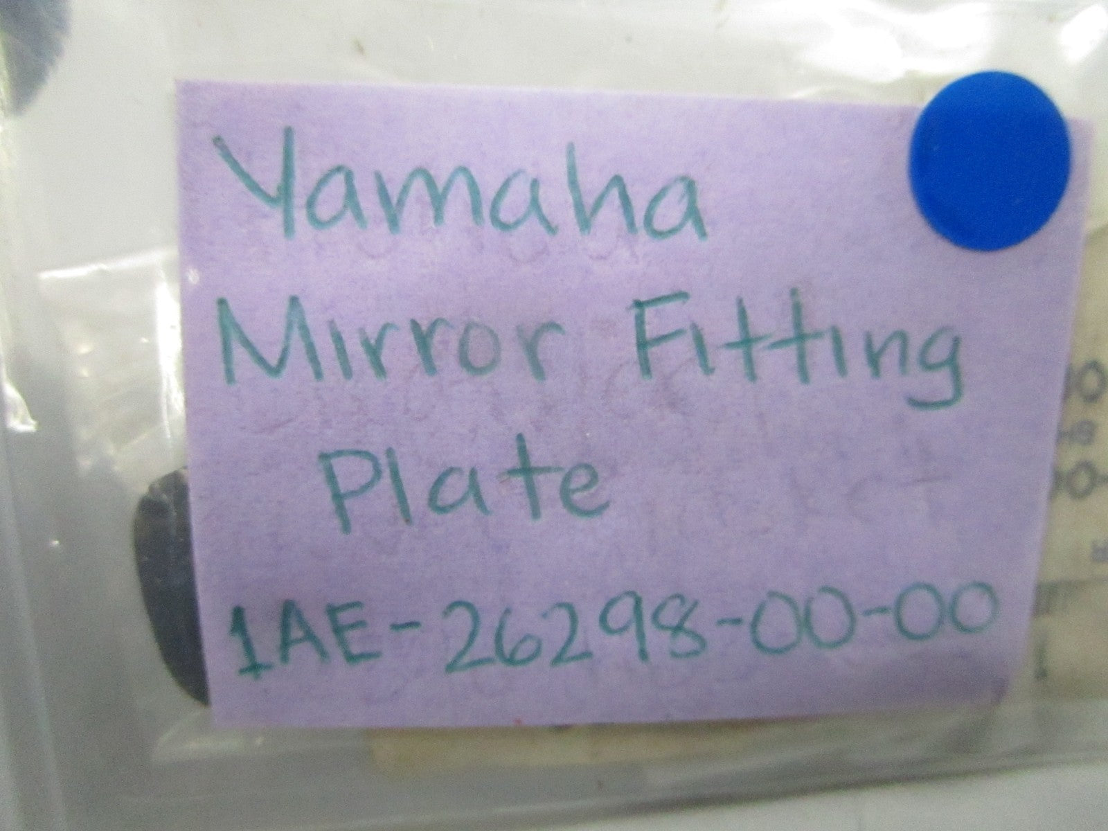 *NEW OEM* 0810 Yamaha Mirror Fitting Plate 1AE-26298-00-00