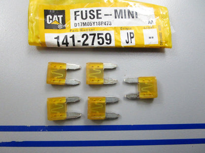 *NEW OEM* (LOT OF 5) 0810 CAT 5A Fuse 141-2759