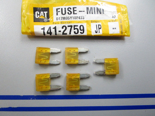 *NEW OEM* (LOT OF 5) 0810 CAT 5A Fuse 141-2759