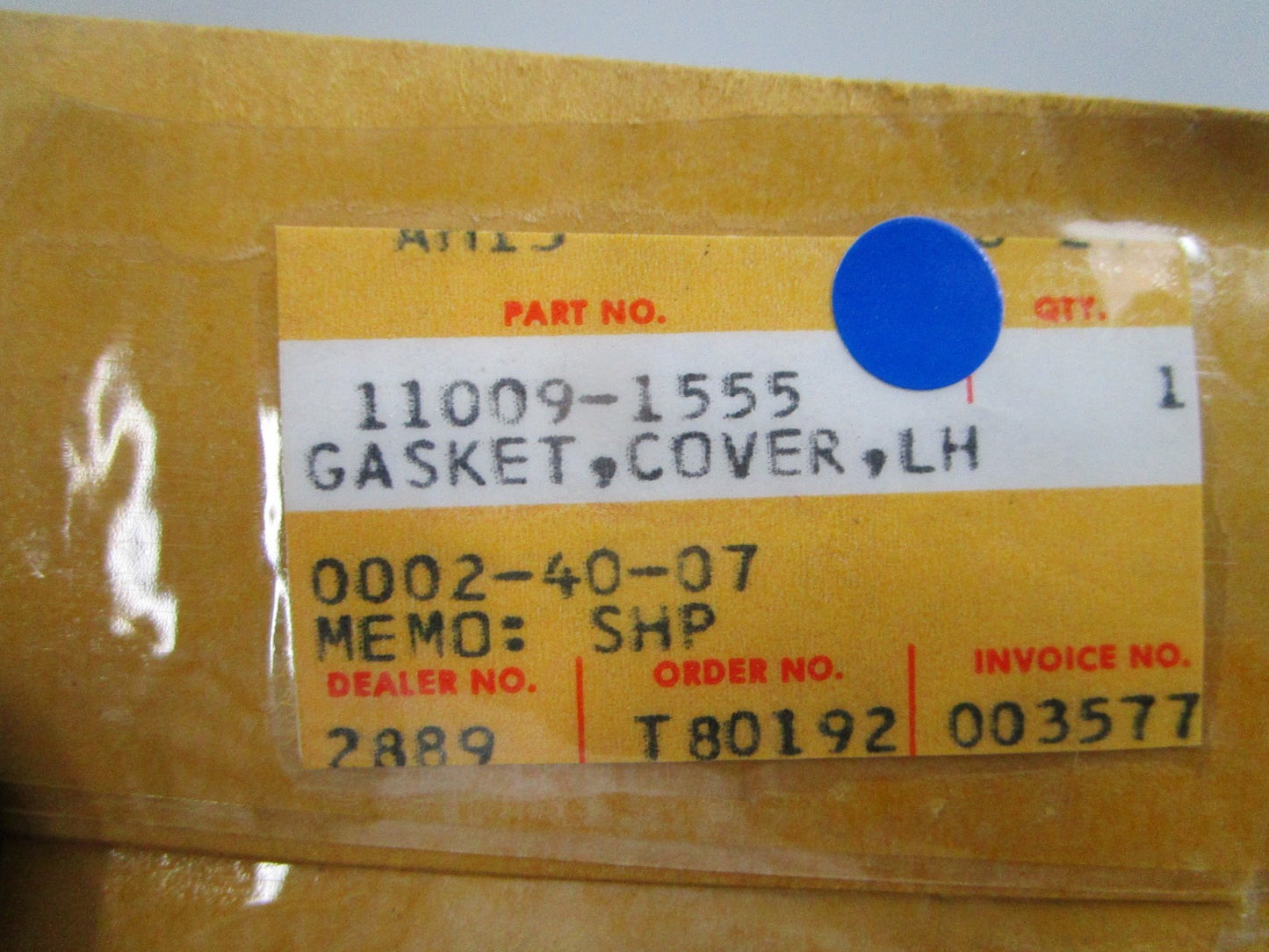 NEW OEM Kawasaki LH Cover Gasket 11009-1555 0810
