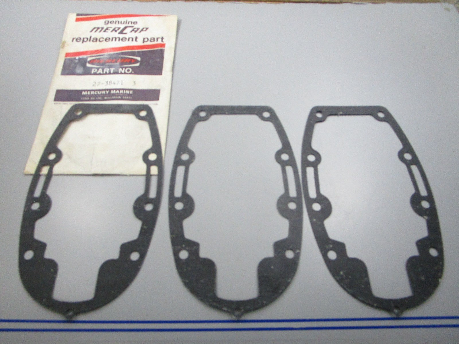 NEW OEM (LOT OF 3) 27-38471 Mercury Quicksilver Gasket 0810