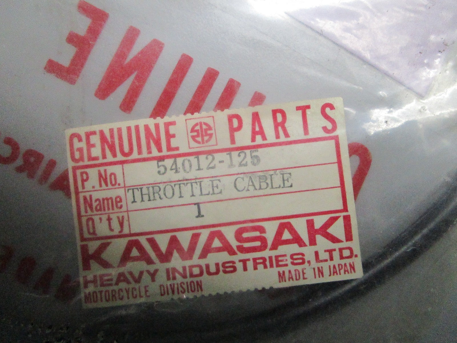 *NEW OEM* 0810 Kawasaki Throttle Cable 54012-125