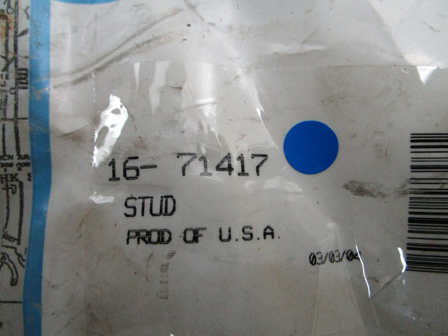 *NEW OEM* 0810 Mercury Quicksilver Stud 16-71417