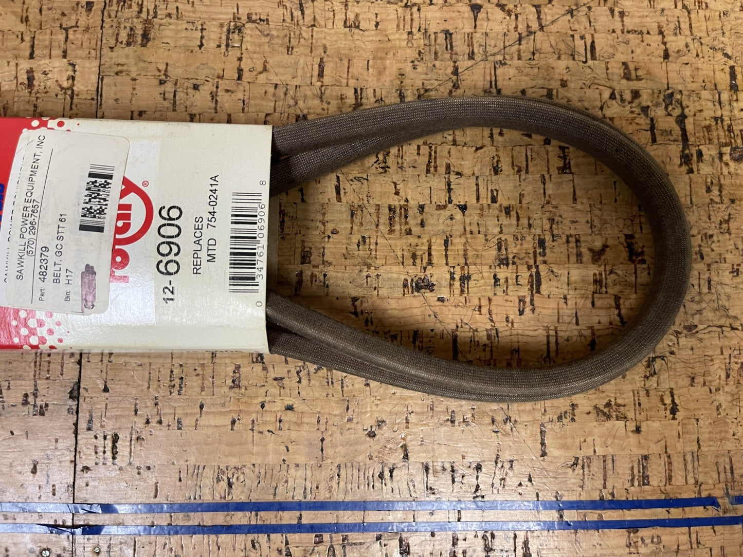 *NEW OEM* 0670 Rotary Drive Belt 12-6906