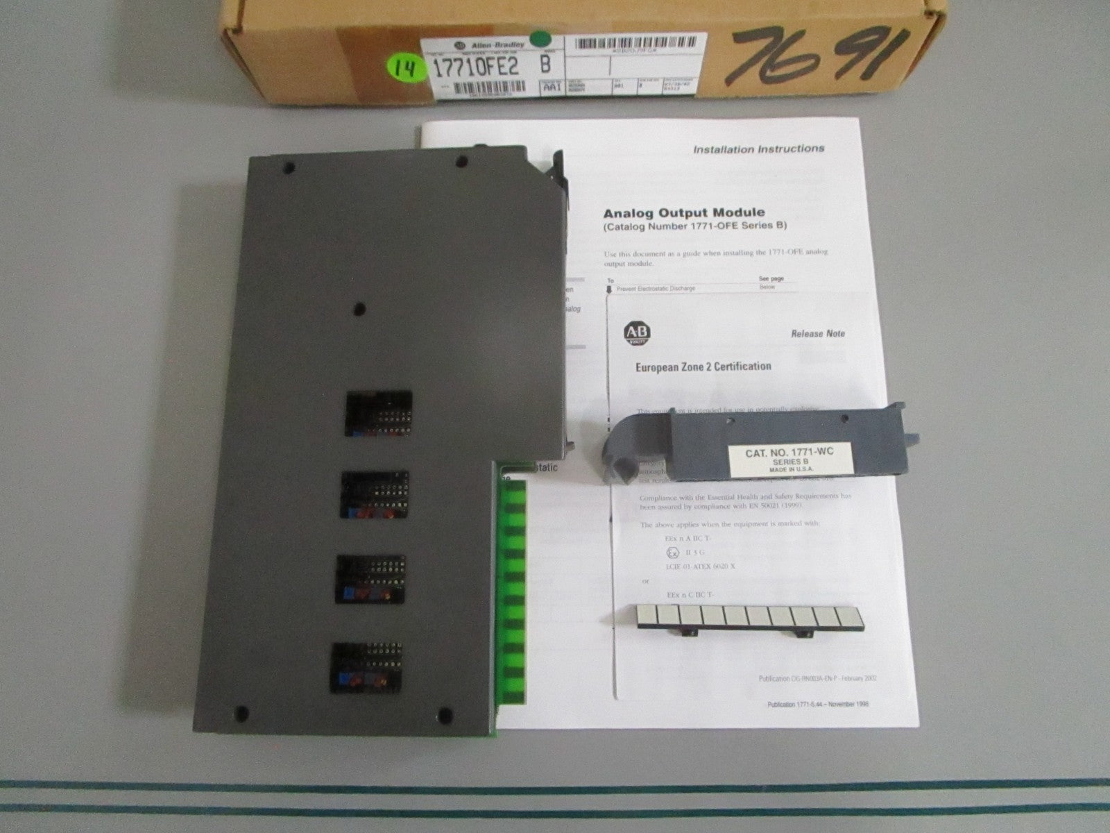 Allen-Bradley 1771-OFE2 PLC-5 4-Ch Analog Output 4-20mA Module NEW OEM 0820