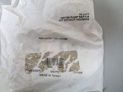 *NEW* 0770 Sierra Water Pump Repair Kit W/O Housing 18-3377 Replaces: 382468