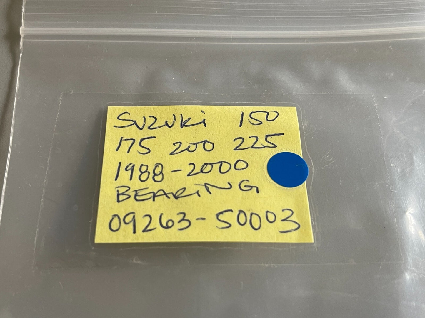 *NEW OEM* 0720 Suzuki 150 175 200 225 hp 1988 - 2000 Bearing 09263-50003