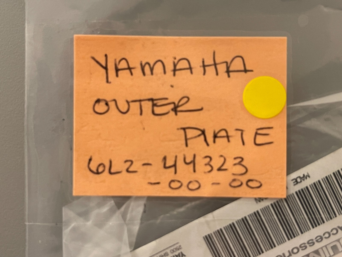 *NEW OEM* 0750 Yamaha OUTER PLATE 6L2-44323-00-00