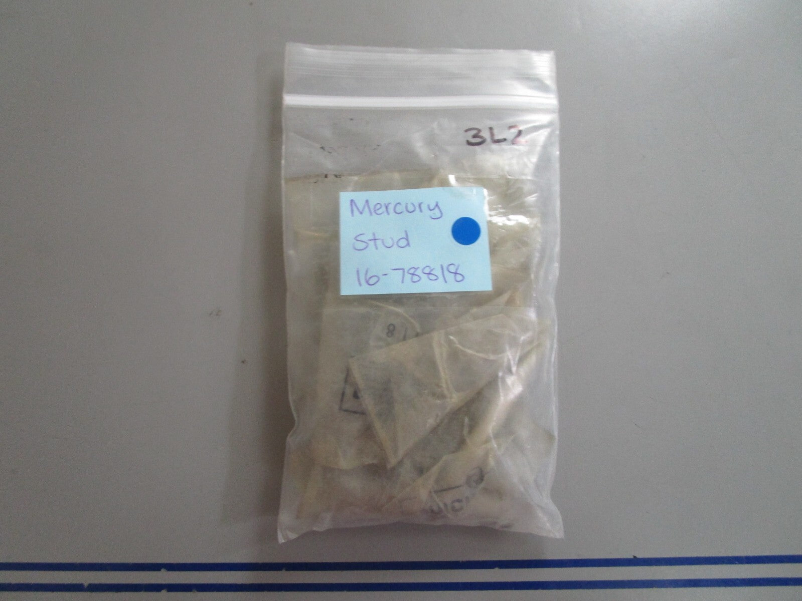 *NEW OEM* (LOT OF 2) 0810 Mercury Quicksilver Stud 16-78818