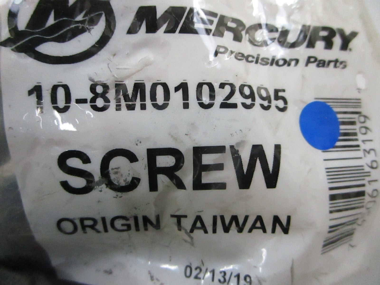 *NEW OEM* 0810 Mercury Quicksilver Screw 10-8M0102995