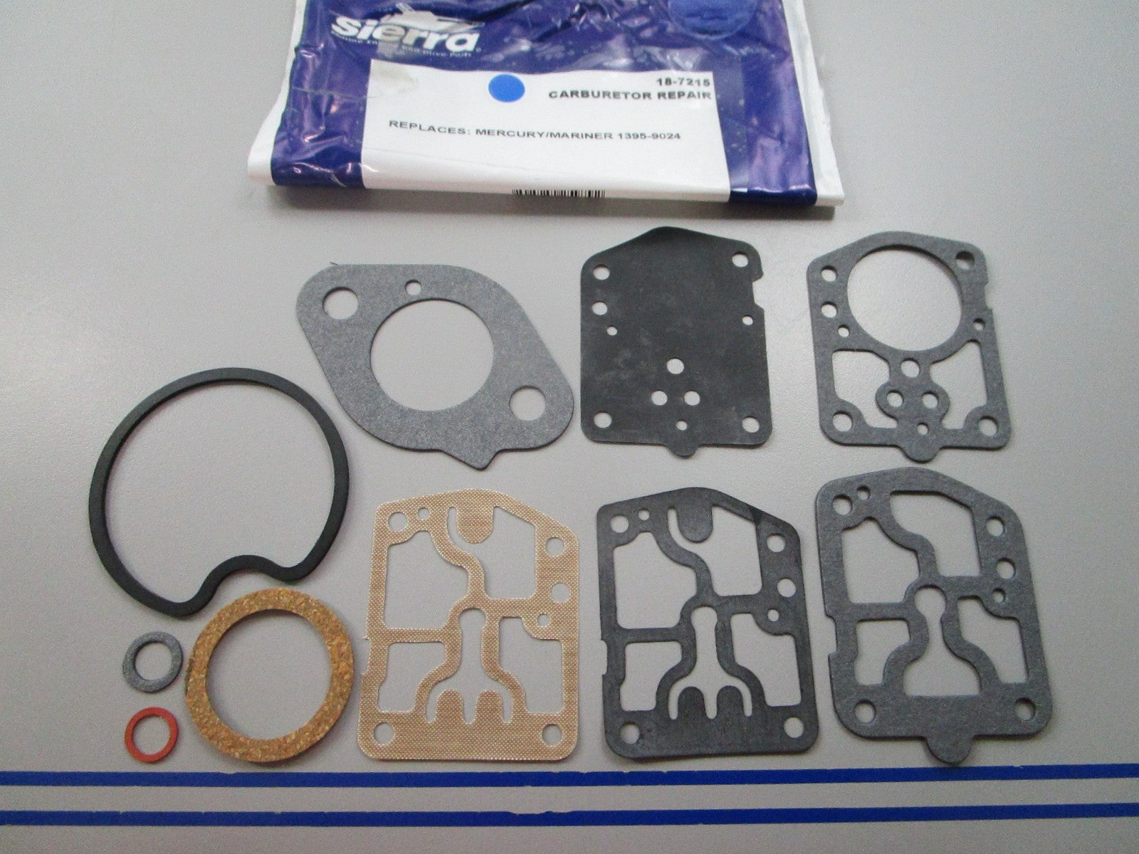 NEW 18-7215 Replaces: Mercury 1395-9024 Sierra Carburetor Repair Kit 0810