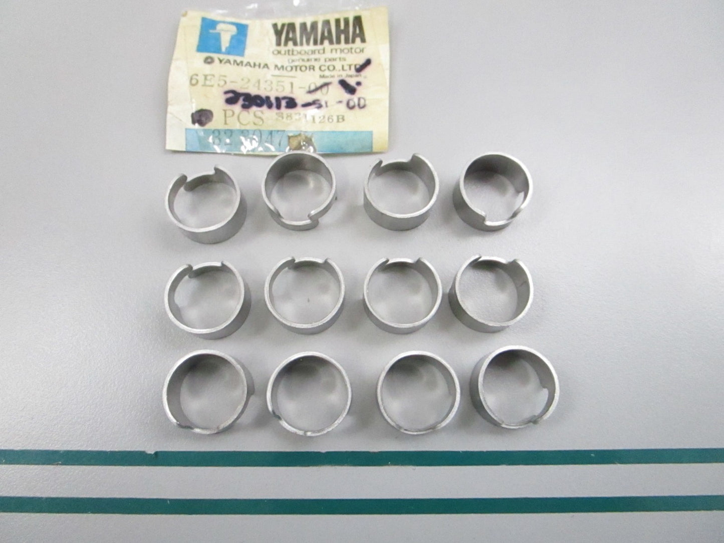 NEW OEM (LOT OF 12) 6E5-24351-00-00 Yamaha Band Clamp 0810
