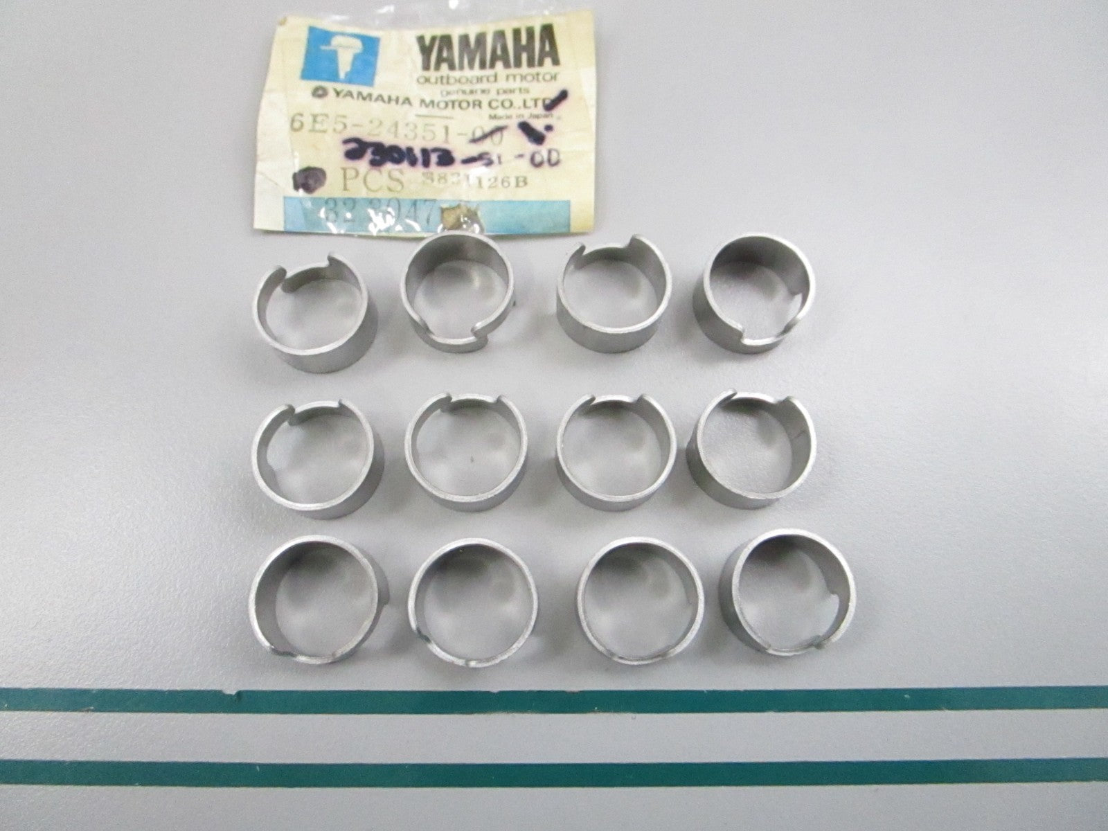 NEW OEM (LOT OF 12) 6E5-24351-00-00 Yamaha Band Clamp 0810