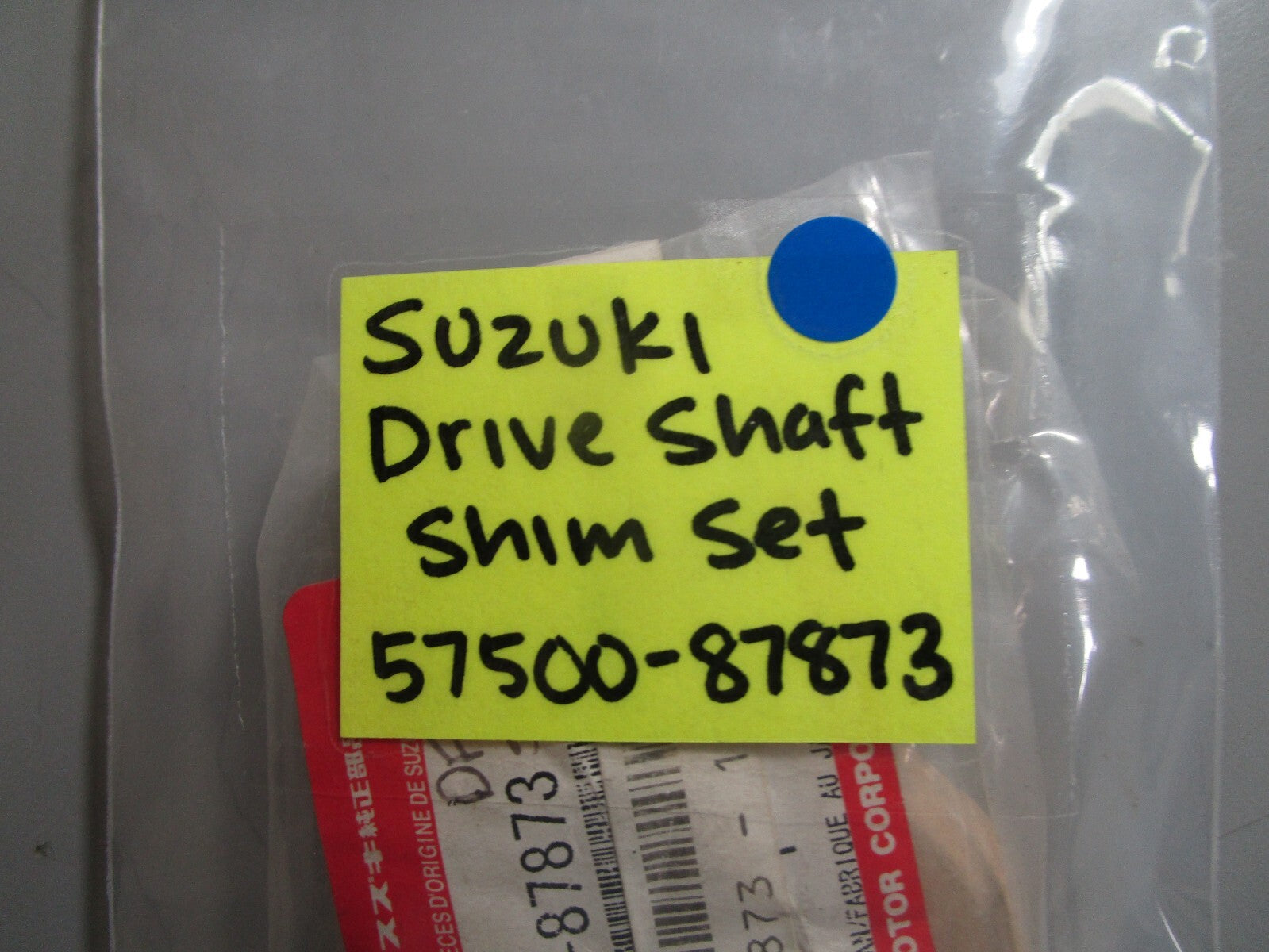 *NEW OEM* 0810 Suzuki Drive Shaft Shim Set 57500-87873