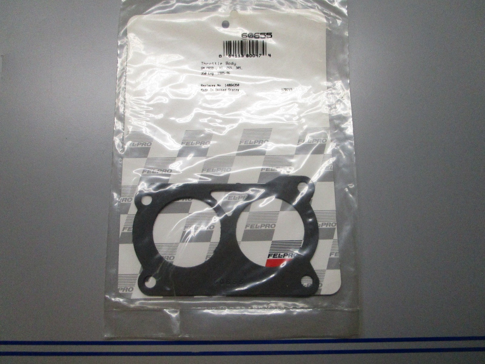 *NEW* 0810 Fel-Pro Throttle Body Gasket 60655