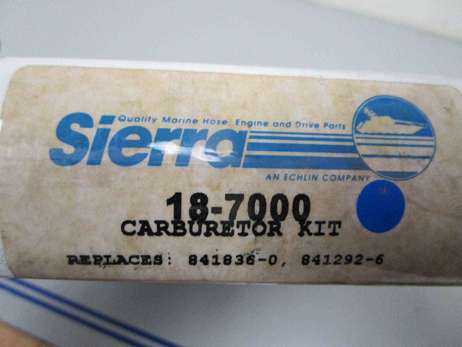 *NEW* 0810 Sierra Carburetor Kit 18-7000 Replaces: 841836-0 841292-6