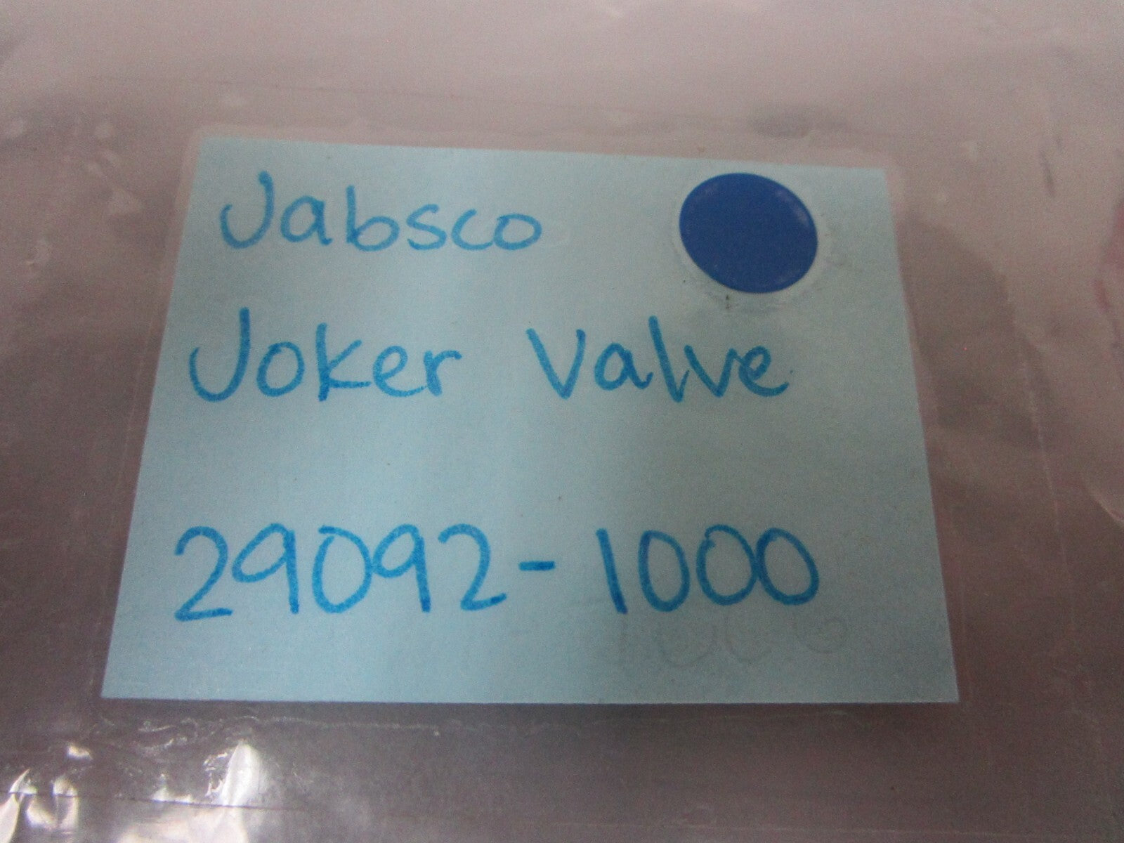 *NEW* 0810 Jabsco Joker Valve 29092-1000
