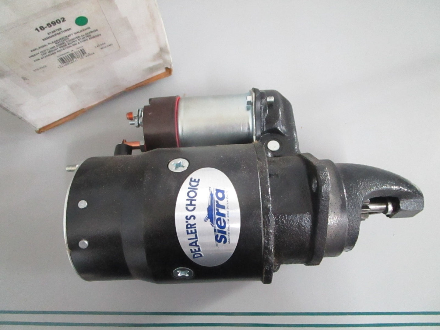 NEW 18-5902 Sierra Reman Starter Replaces: RA122009 Pleasurecraft 0820