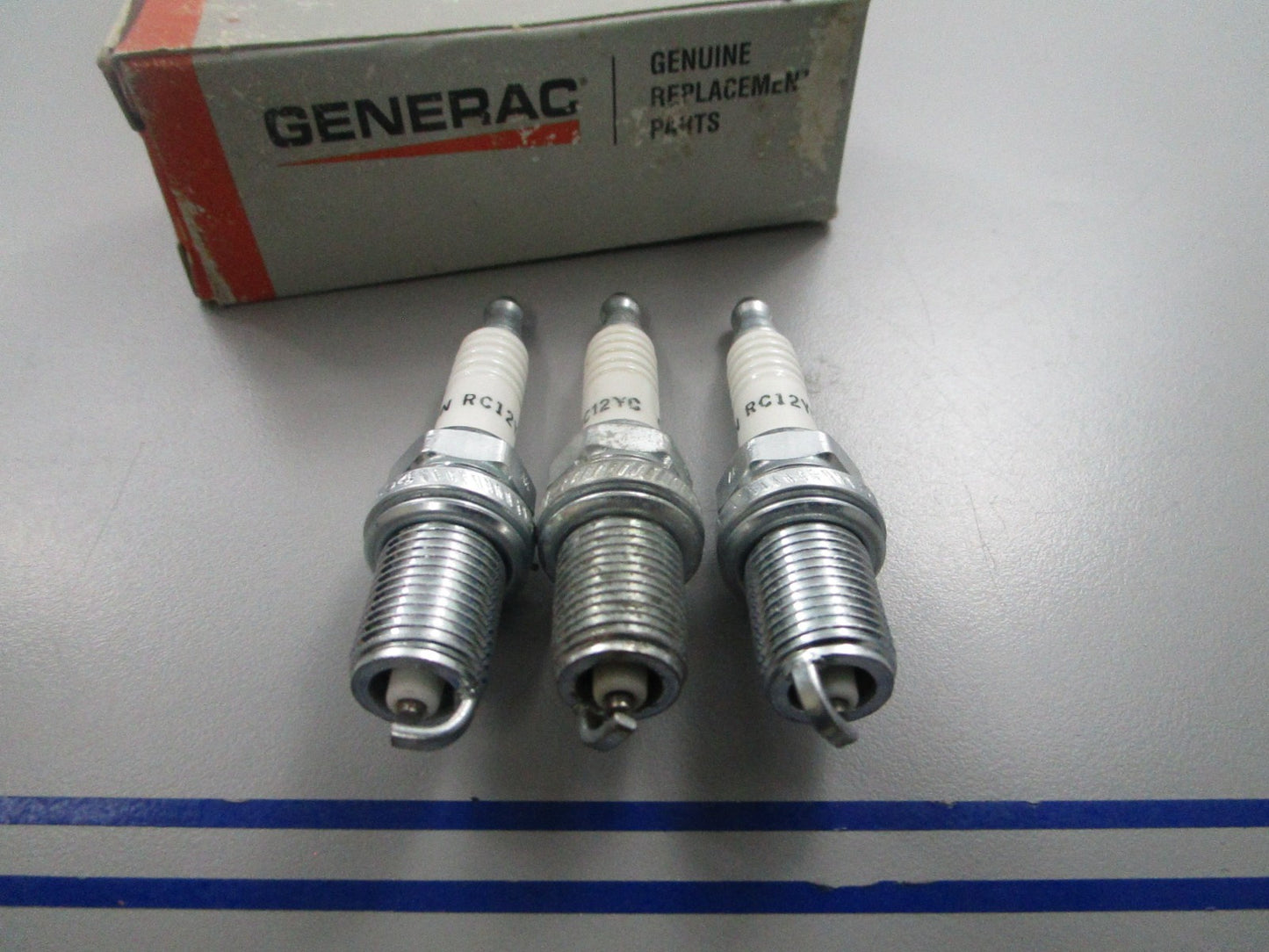 *NEW OEM* (LOT OF 3) 0810 Generac Champion Spark Plug RC12YC 0G0767A