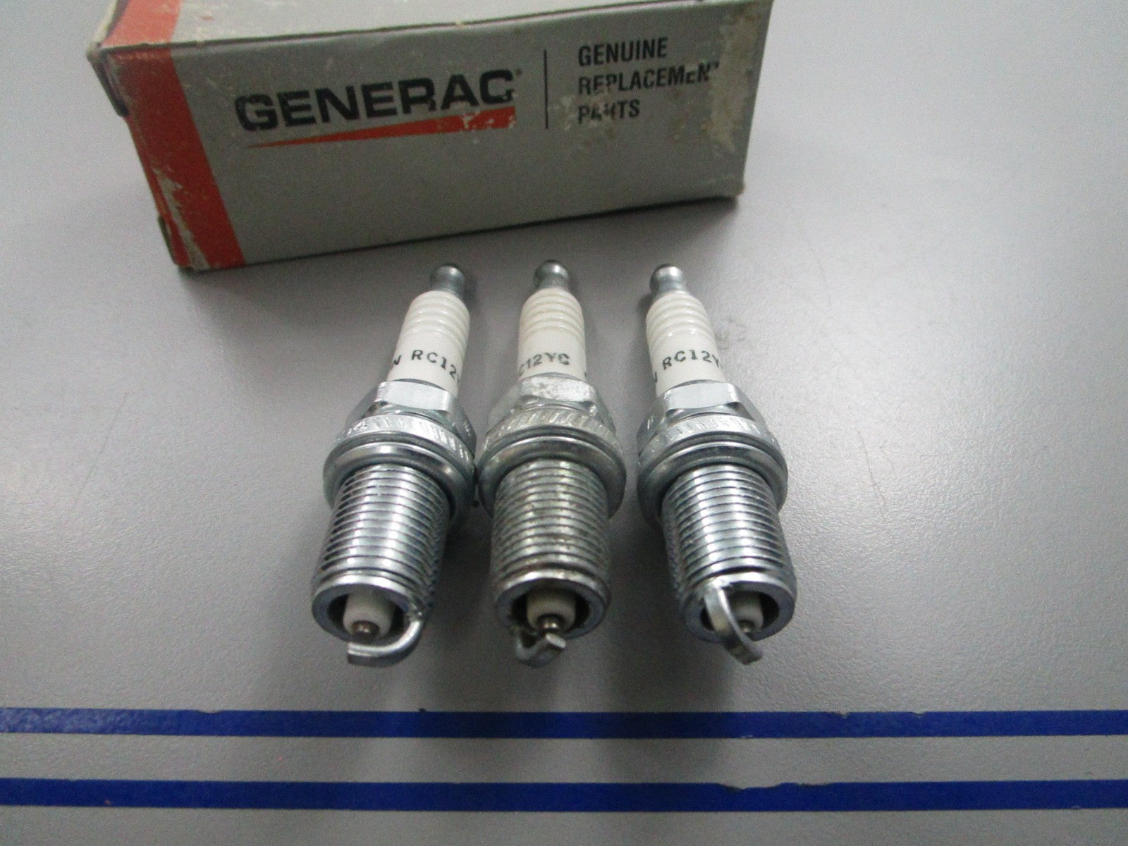 *NEW OEM* (LOT OF 3) 0810 Generac Champion Spark Plug RC12YC 0G0767A