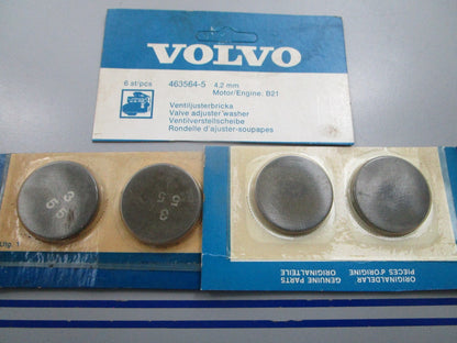NEW OEM (LOT OF 4) 463551 Volvo Penta 3.55mm Adjusting Washer 0810