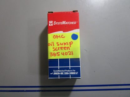 *NEW OEM* 0810 OMC Johnson Evinrude Oil Sump Screen 3854021