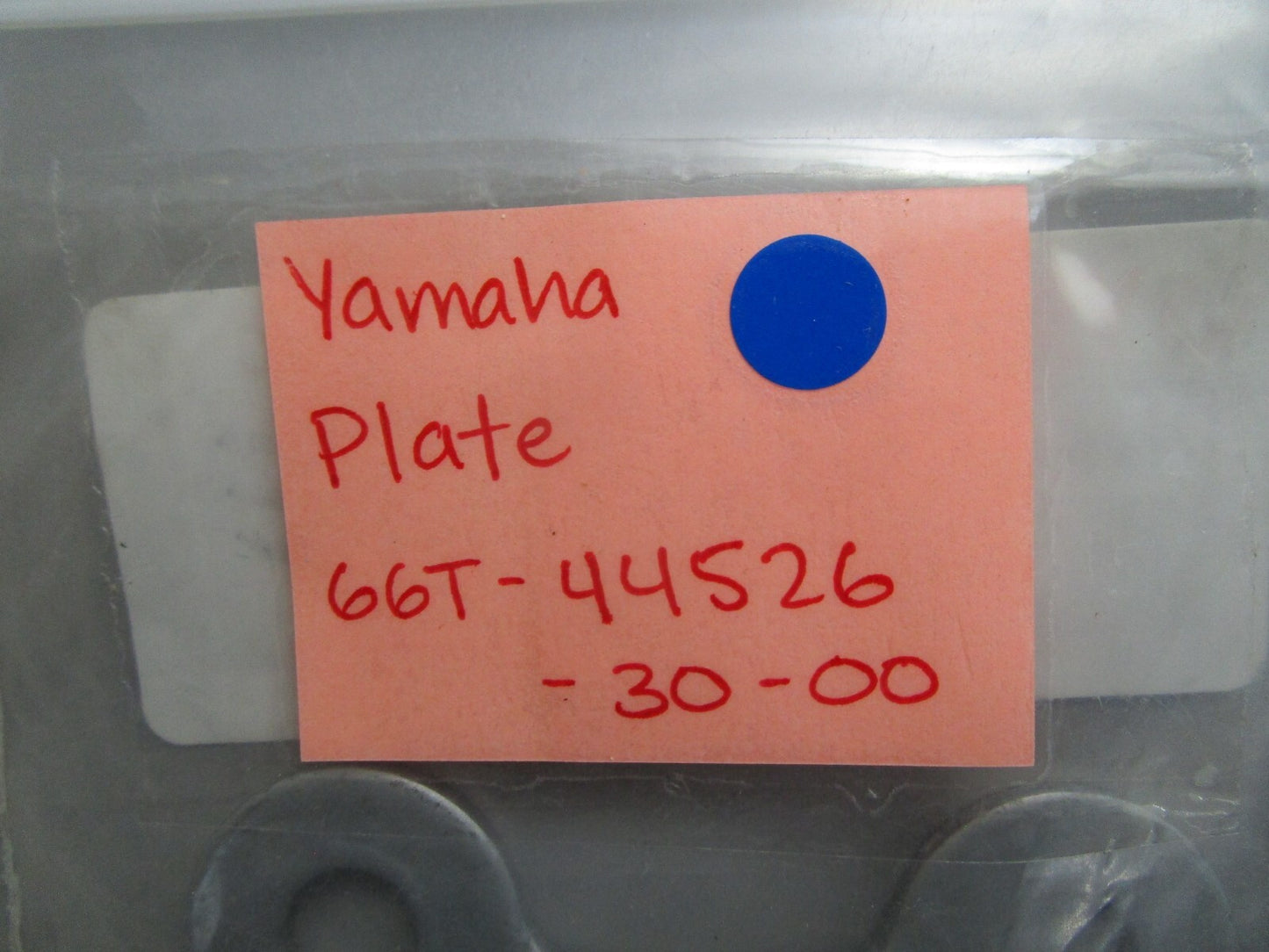 *NEW OEM* 0820 Yamaha Plate 66T-44526-30-00